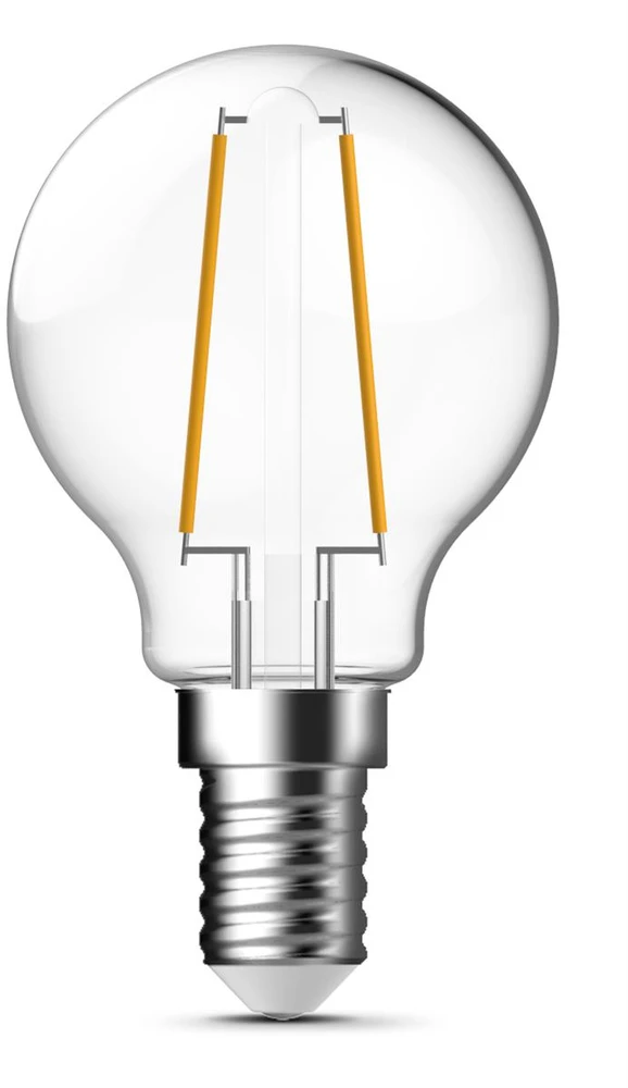 GP - LED lemputė su gijos formos mini gaubtu, E14, 2W (25W), 250lm