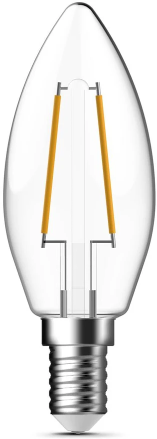 GP - LED lemputė su gijos formos mini žvake, E14, 2W (25W), 250lm