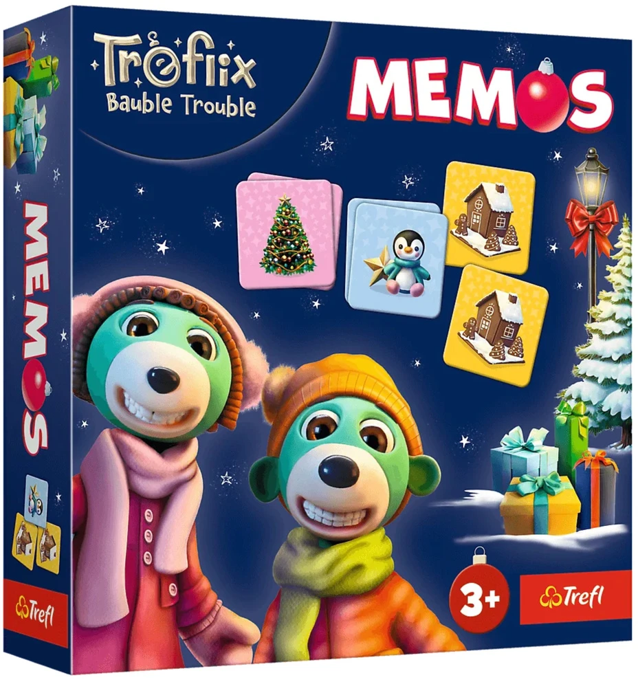 Atminties žaidimas Treflix Bauble Trouble Trefl 02734