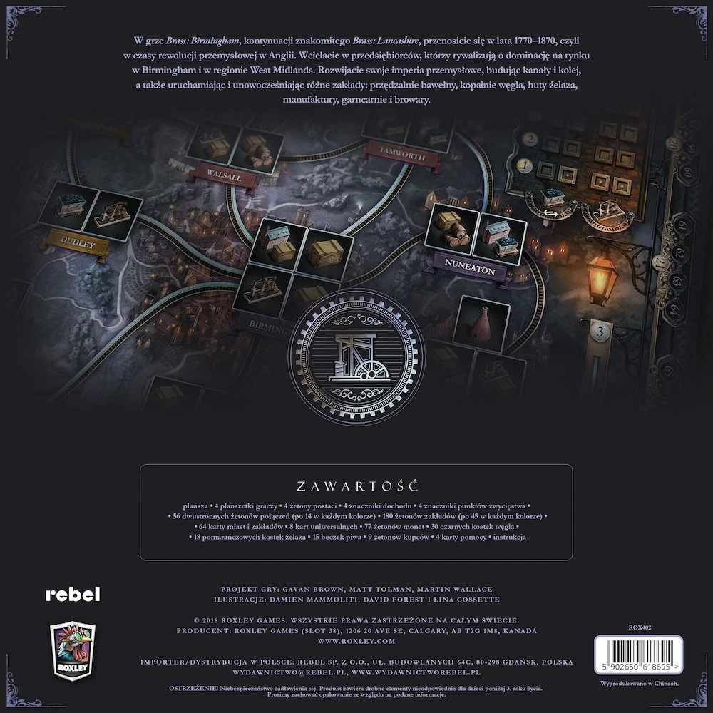 Rebel Gra „Brass Game: Birmingham“ (lenkų kalba)