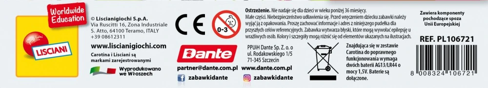 Lisciani Gra „Carotina“ žaidimo 500 klausimų – Mano namai