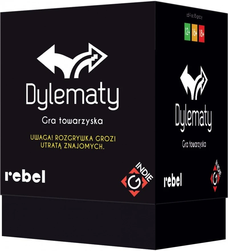 Rebel Party Game Dilemmas – negailestingas vakarėlių žaidimas suaugusiems GR0755