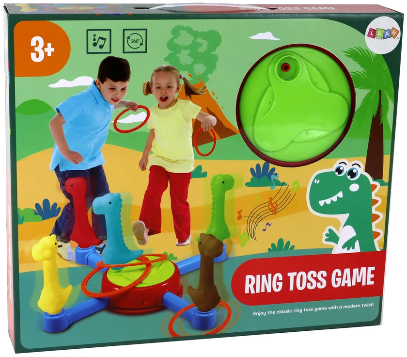 Edukacinis žaidimas Lean Toys Dinozauro žiedai