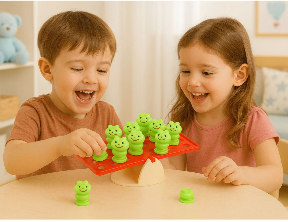 Lean Toys Žaidimas Balansuojančios varlės vaikams