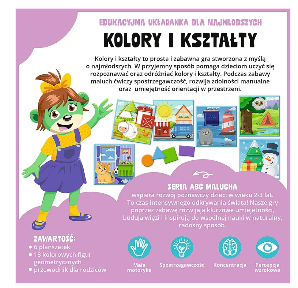 Trefl Edukacinis žaidimas Spalvos ir formos ABC mažiesiems 02904