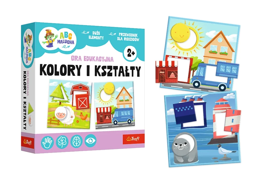 Trefl Edukacinis žaidimas Spalvos ir formos ABC mažiesiems 02904