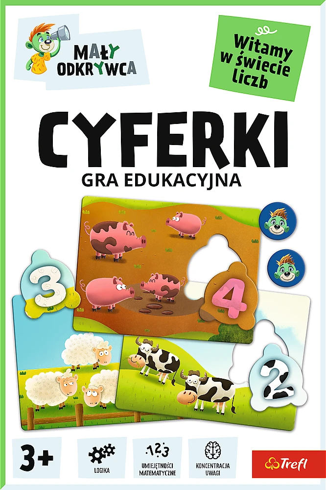 Dėlionė Trefl Vaikiškas skaičių žaidimas "Mažasis atradėjas"