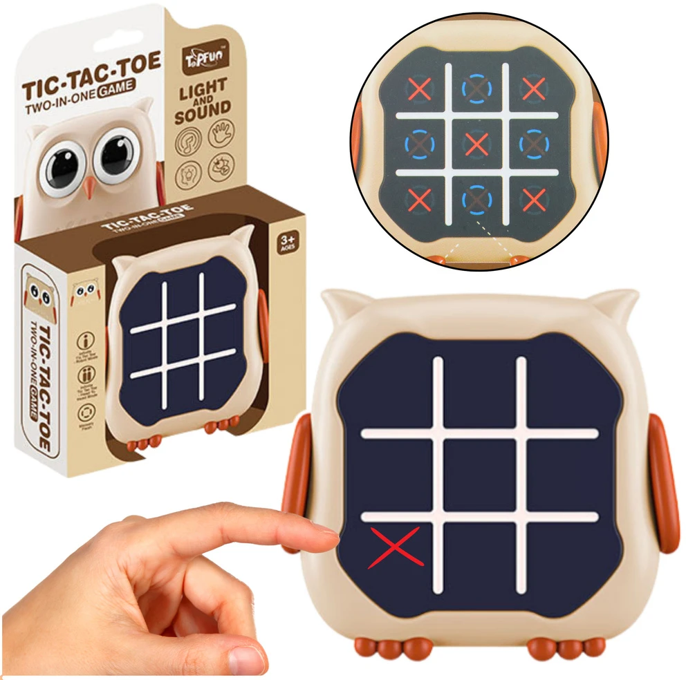 Lean Toys Elektroninis žaidimas „Pelėda 3in1“