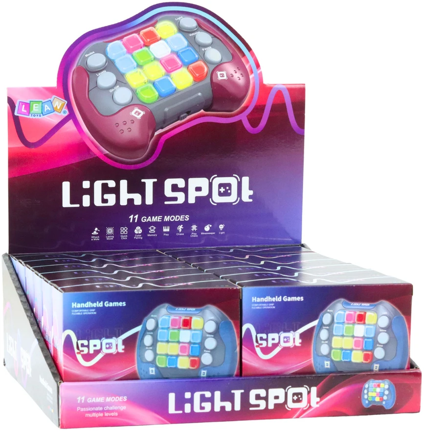 Lean Toys Elektroninis žaidimų aparatas su 11 režimų