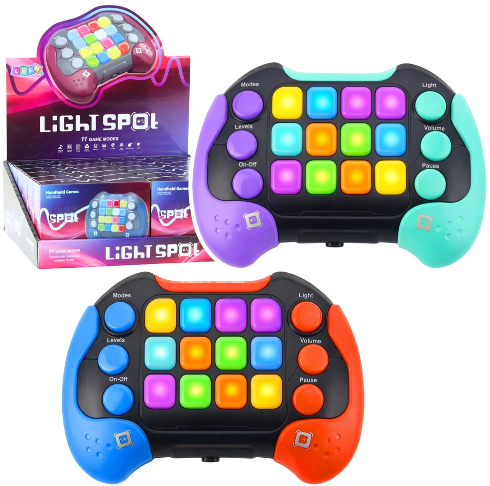 Lean Toys Elektroninis žaidimų aparatas su 11 režimų