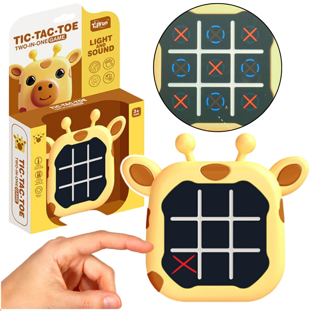 Lean Toys Elektroninis žaidimas „Žirafa 3in1“ vaikams ir šeimai
