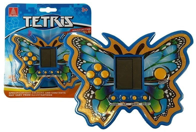 Lean Toys Elektroninis žaidimas Tetris, mėlynas