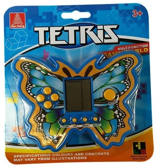 Lean Toys Elektroninis žaidimas Tetris, mėlynas