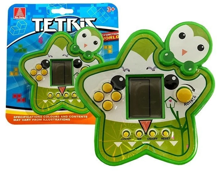 Lean Toys Elektroninis žaidimas Tetris, žalias