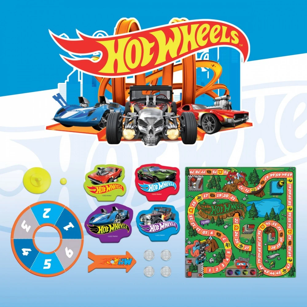 Lisciani Gra „Hot Wheels“ lenktynių žaidimas