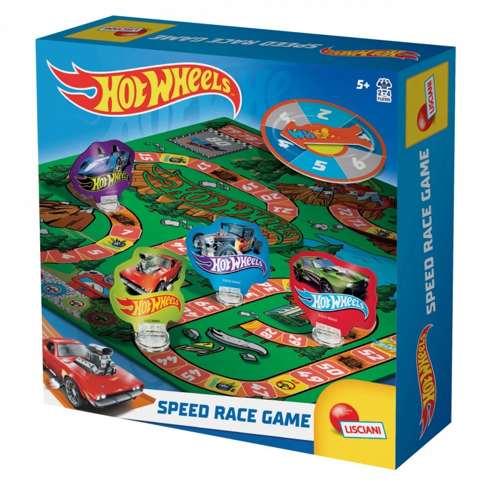 Lisciani Gra „Hot Wheels“ lenktynių žaidimas