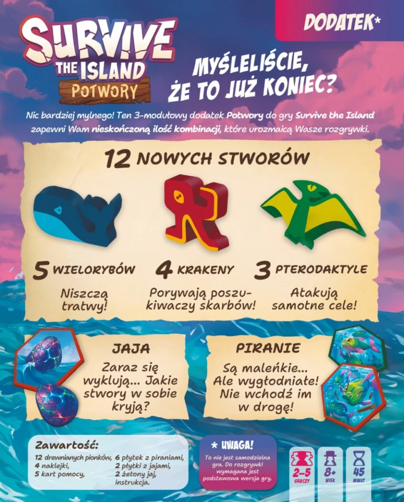 Rebel Gra Išgyvenk saloje: monstrų žaidimas