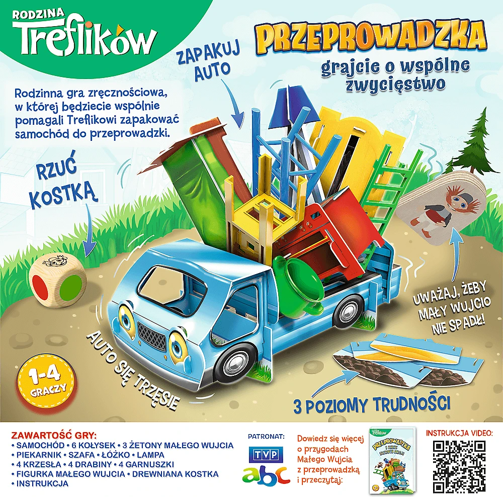 Persikraustymo žaidimas su Treflikų šeima Trefl 02071