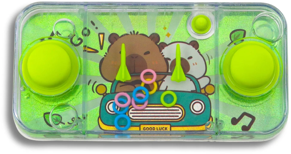 Lean Toys Vandens žaidimas vaikams kapibaros tema 12x6x2.5 cm