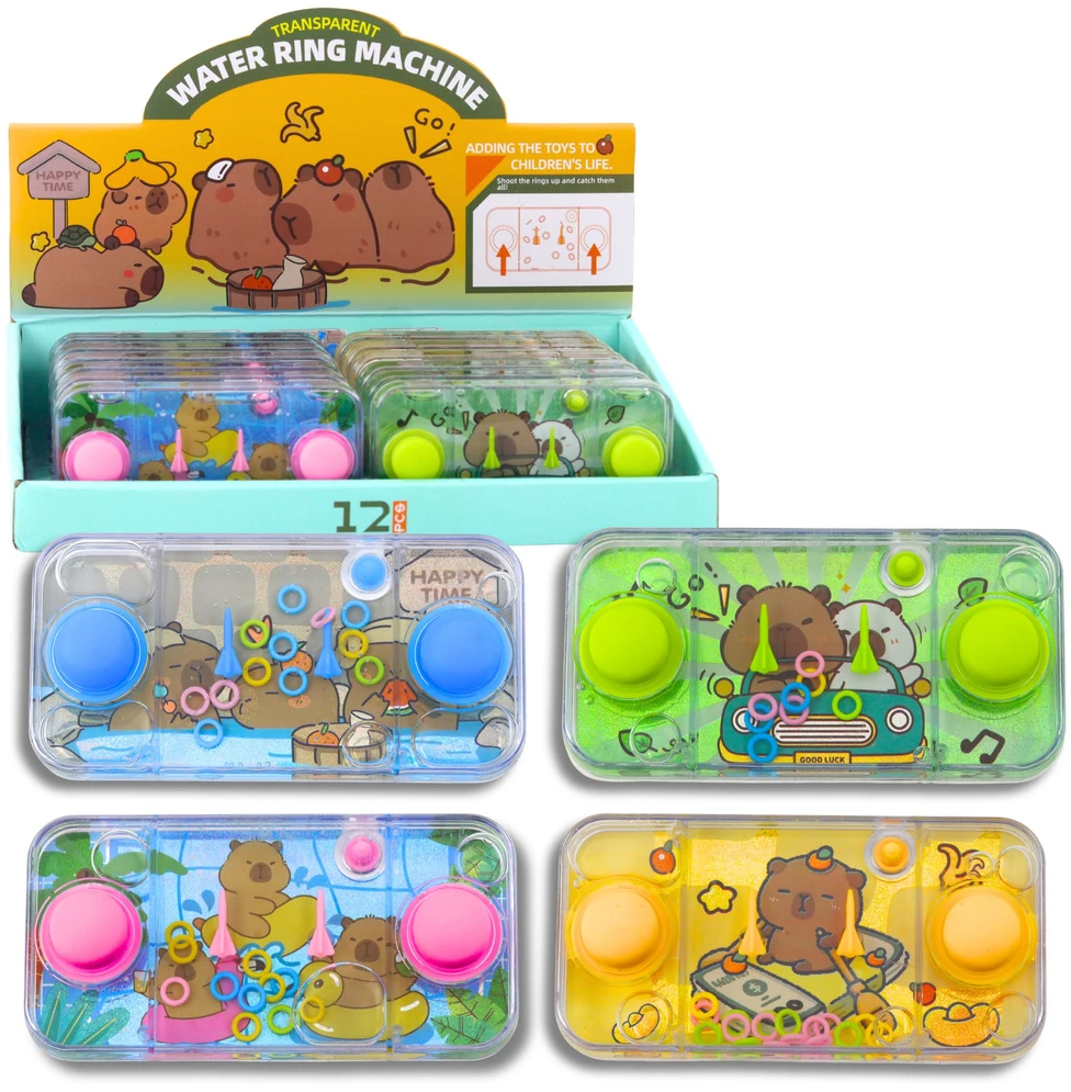 Lean Toys Vandens žaidimas vaikams kapibaros tema 12x6x2.5 cm