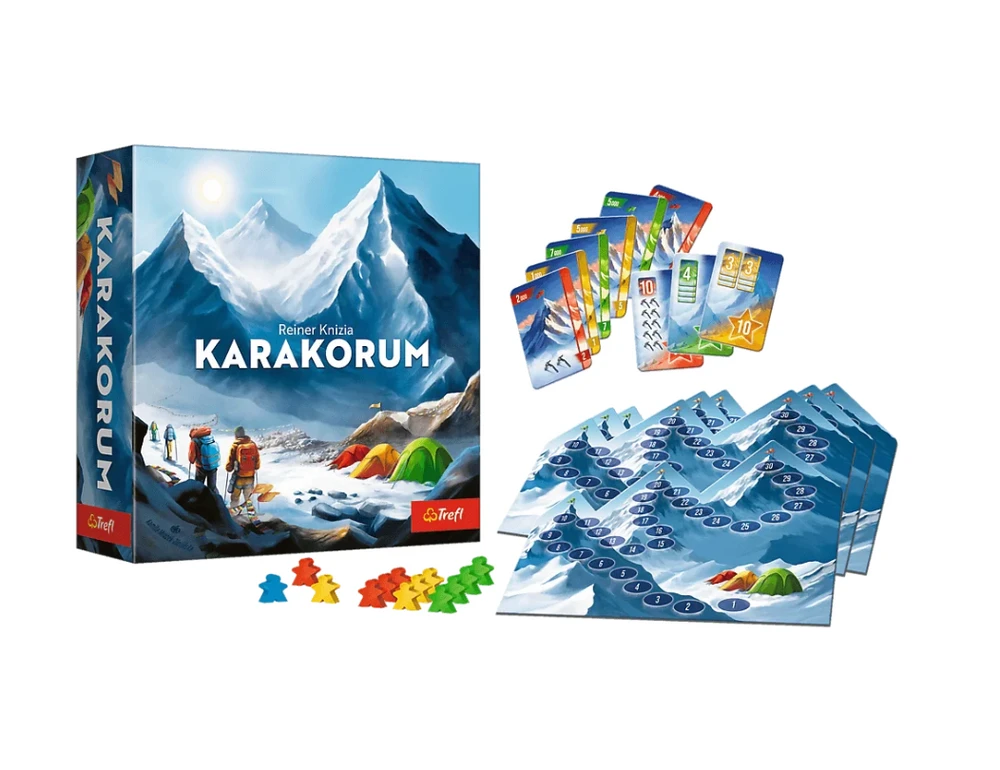 Stalo žaidimas „Karakorum“ Reiner Knizia: Kalnų karalius Trefl 02739