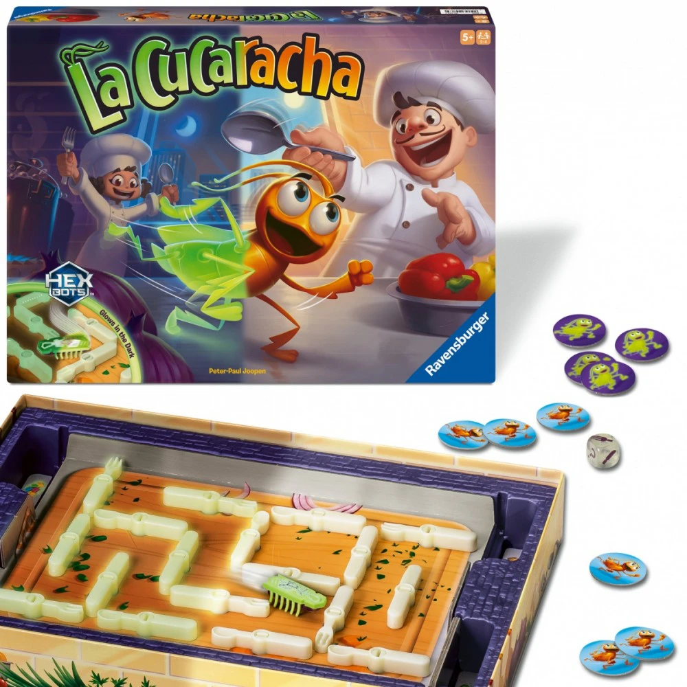Ravensburger Gra La cucaracha švyti tamsoje žaidimas