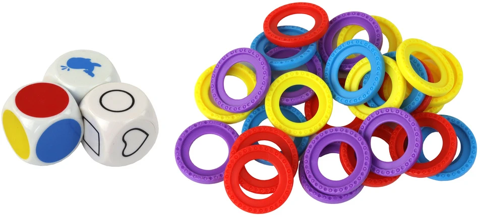 Lean Toys Stalo žaidimas refleksams ir suvokimui lavinti
