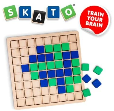 Dėlionė Askato Gra Medinis skato žaidimas