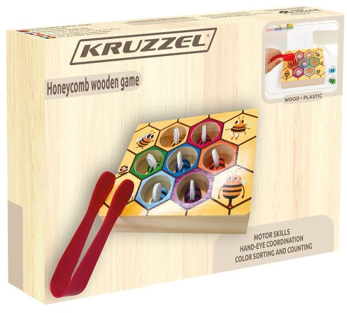 Wooden game "honeycomb" Kruzzel 21910
