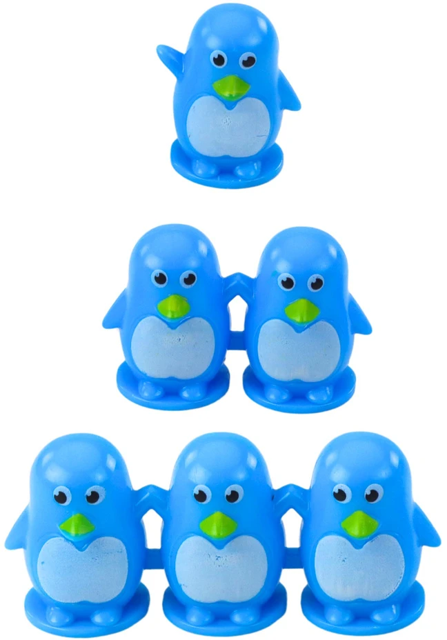 Lean Toys Vaikų edukacinis balansavimo žaidimas su pingvinais