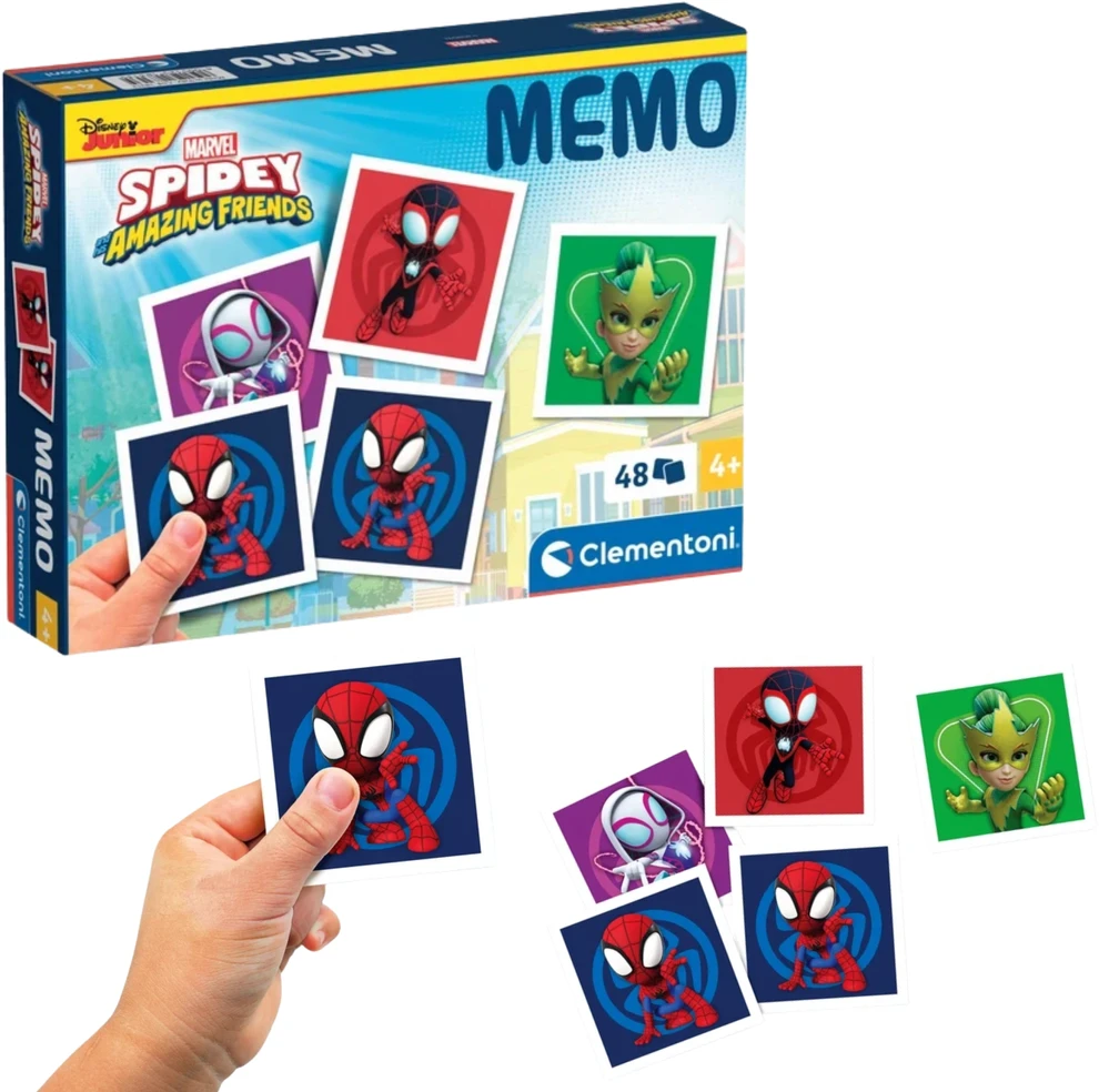 Clementoni Memo Spidey ir draugai 18313