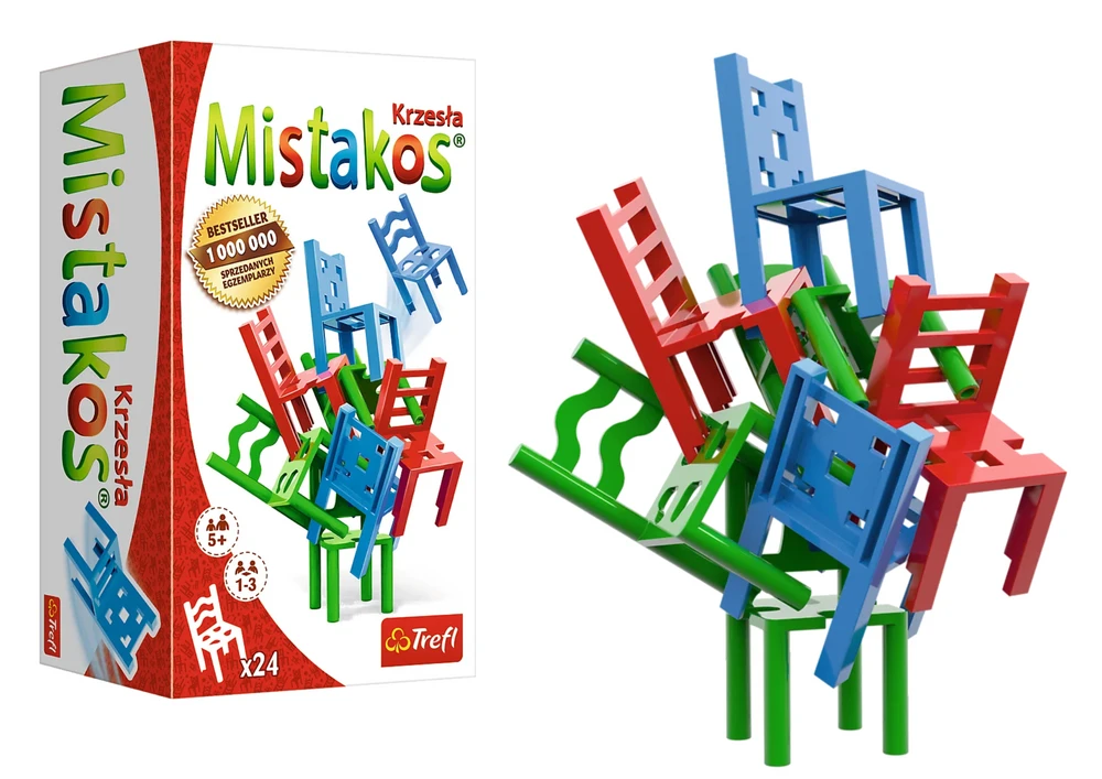 Trefl Stalo žaidimas Mistakos 24 kėdės