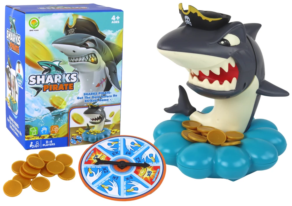Arkadinis žaidimas Ryklys piratas Lean Toys