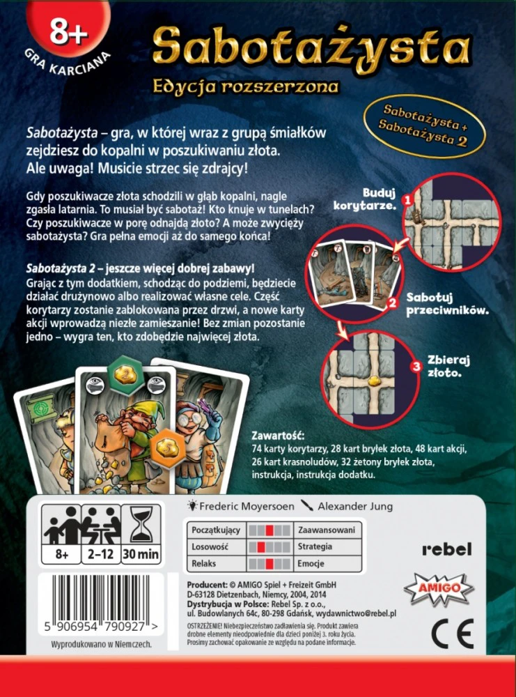 Rebel Gra „Saboteur“ žaidimas (patobulintas leidimas)