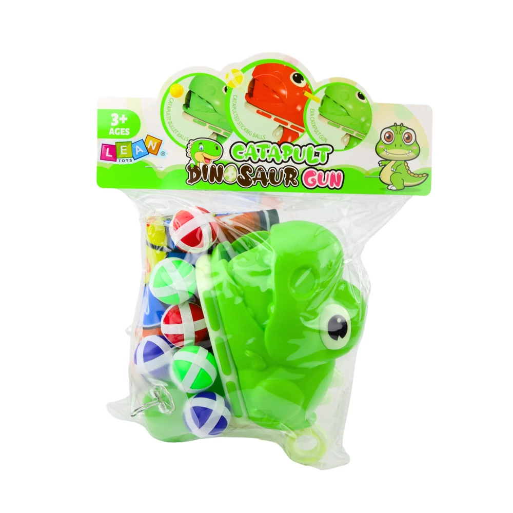 Lean Toys Dinozaurų Tema Lankstus Šaudymo Žaidimas su Pūtkeliais
