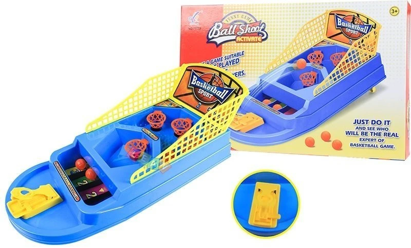Arkadinis krepšinio žaidimas su kamuoliukų paleidimo įrenginiu Lean Toys