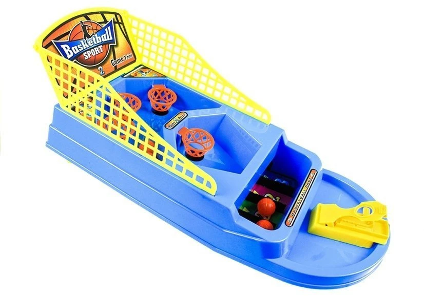 Arkadinis krepšinio žaidimas su kamuoliukų paleidimo įrenginiu Lean Toys