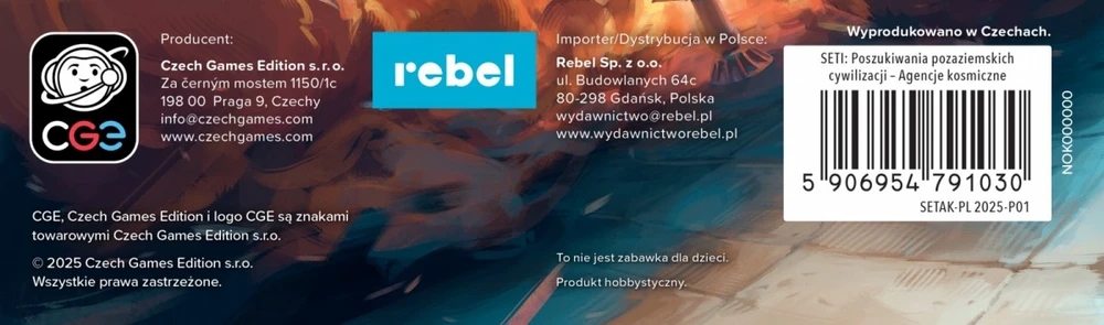 Rebel Gra „Seti“ žaidimas: nežemiškų civilizacijų paieška – kosmoso agentūrų priedas