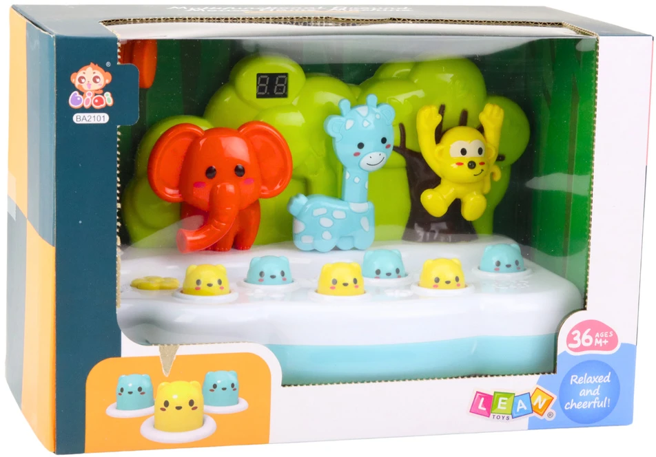 Lean Toys Žaidimas vaikams su plaktuku ir taškų skaičiuokle