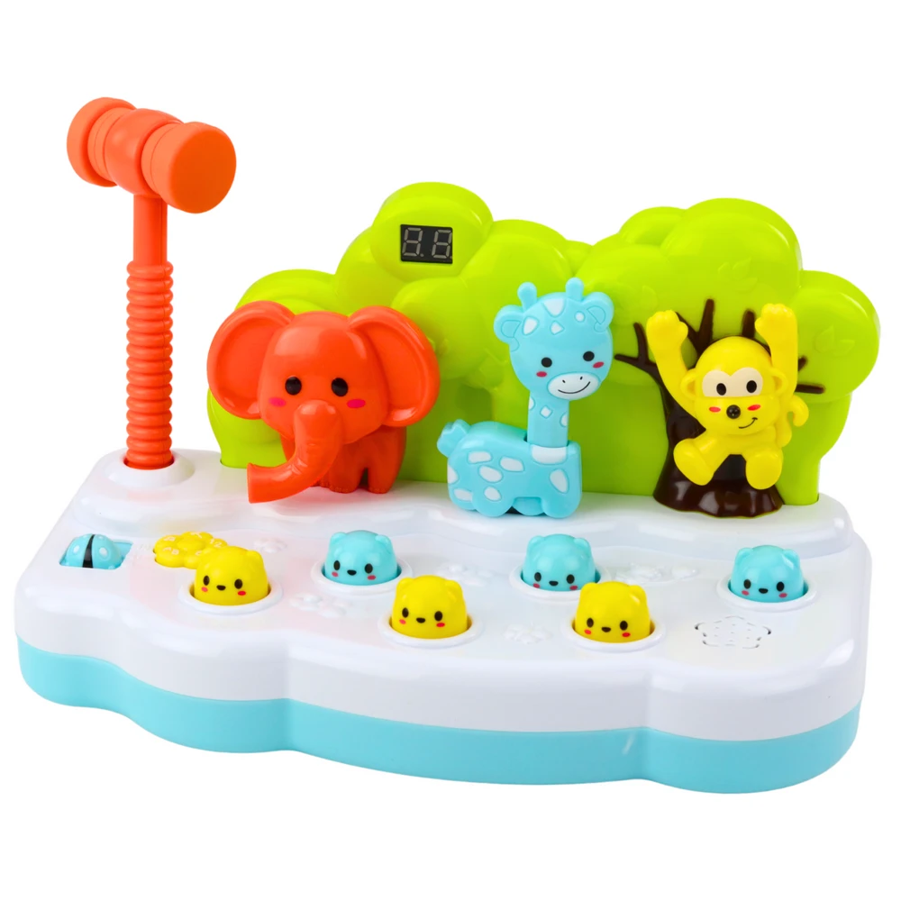 Lean Toys Žaidimas vaikams su plaktuku ir taškų skaičiuokle