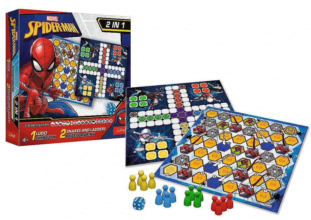 TREFL 02436 Spidey Hero Quest stalo žaidimas