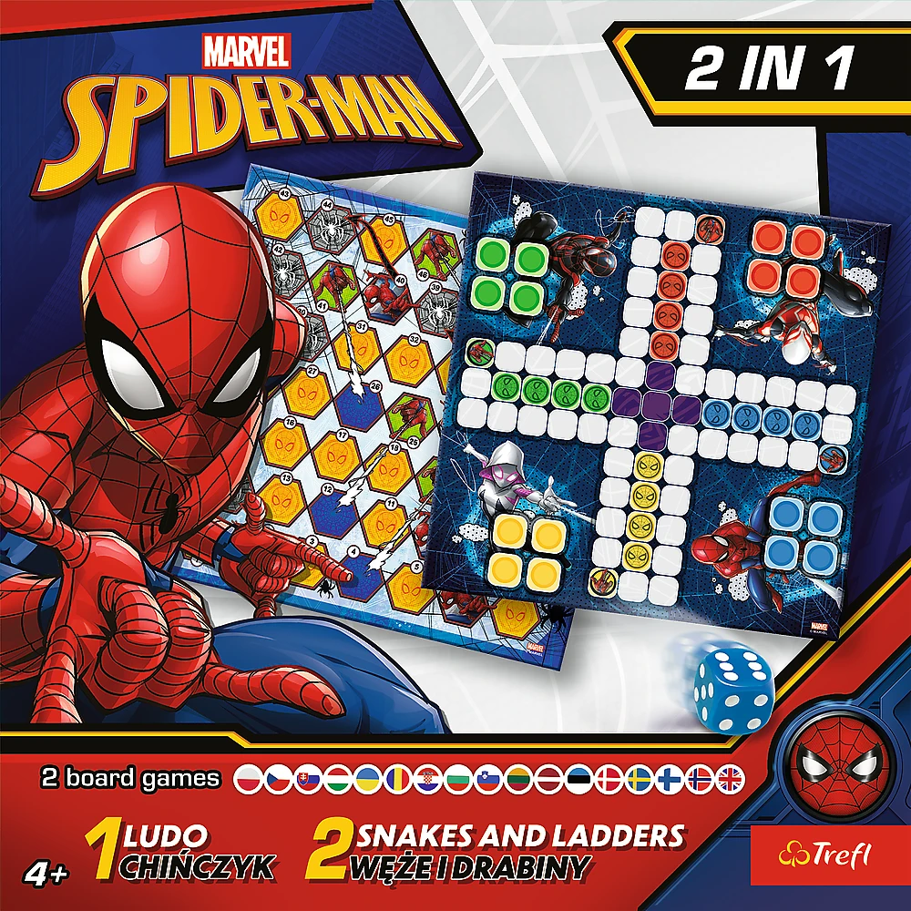 TREFL 02436 Spidey Hero Quest stalo žaidimas