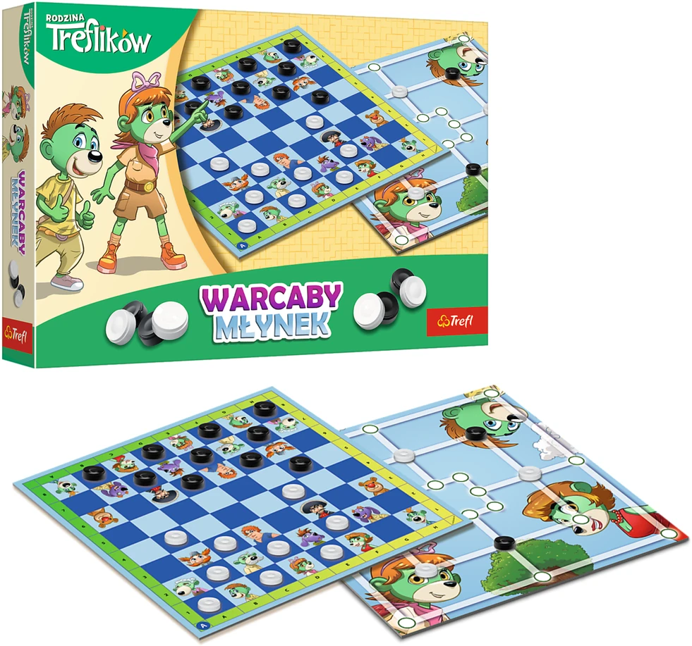 Žaidimas Šaškės ir malūnas Trefl Family Trefl 02658