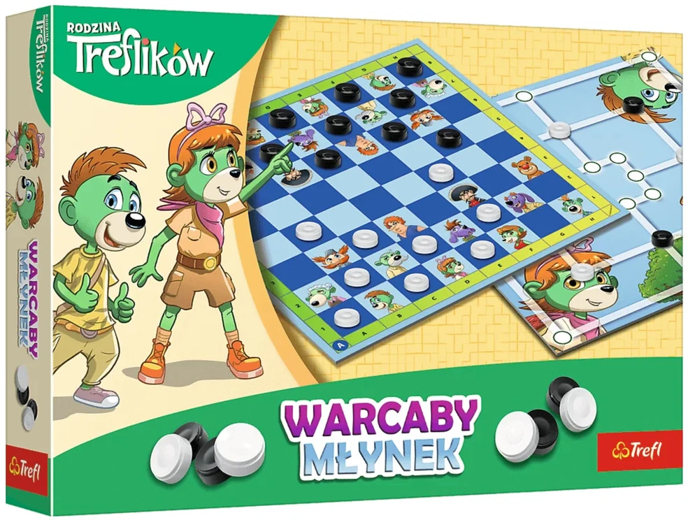 Žaidimas Šaškės ir malūnas Trefl Family Trefl 02658