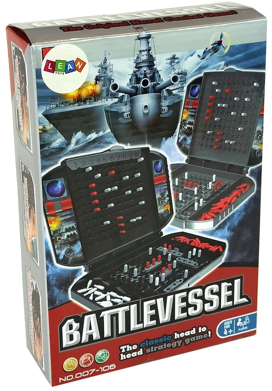 Lean Toys Stalo žaidimas "Laivų mūšis"