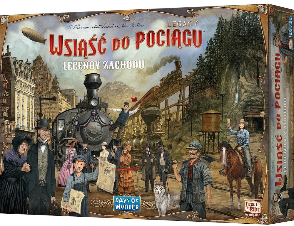 Rebel Gra „Ticket to Ride: Legacy“ – Vakarų legendos