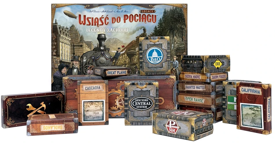 Rebel Gra „Ticket to Ride: Legacy“ – Vakarų legendos