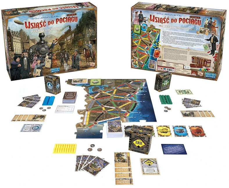 Rebel Gra „Ticket to Ride: Legacy“ – Vakarų legendos