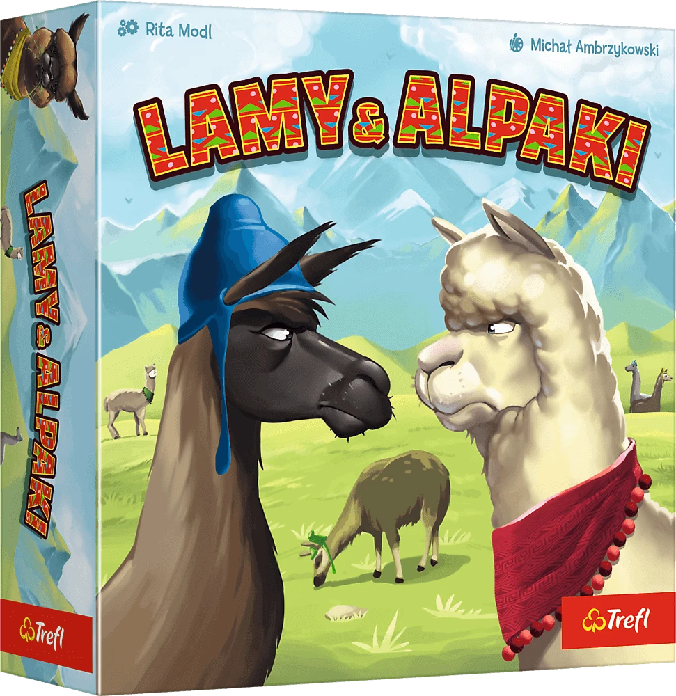 Stalo žaidimas Trefl, Lamos ir Alpakos, spalvotas
