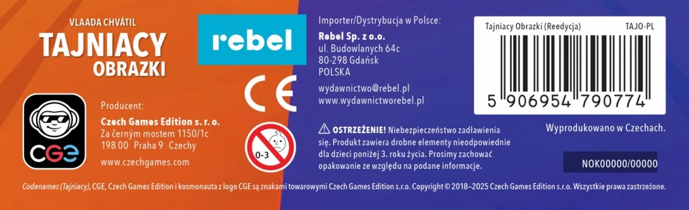 Rebel Gra „Undercover Game Pictures“ (2025 m. leidimas)